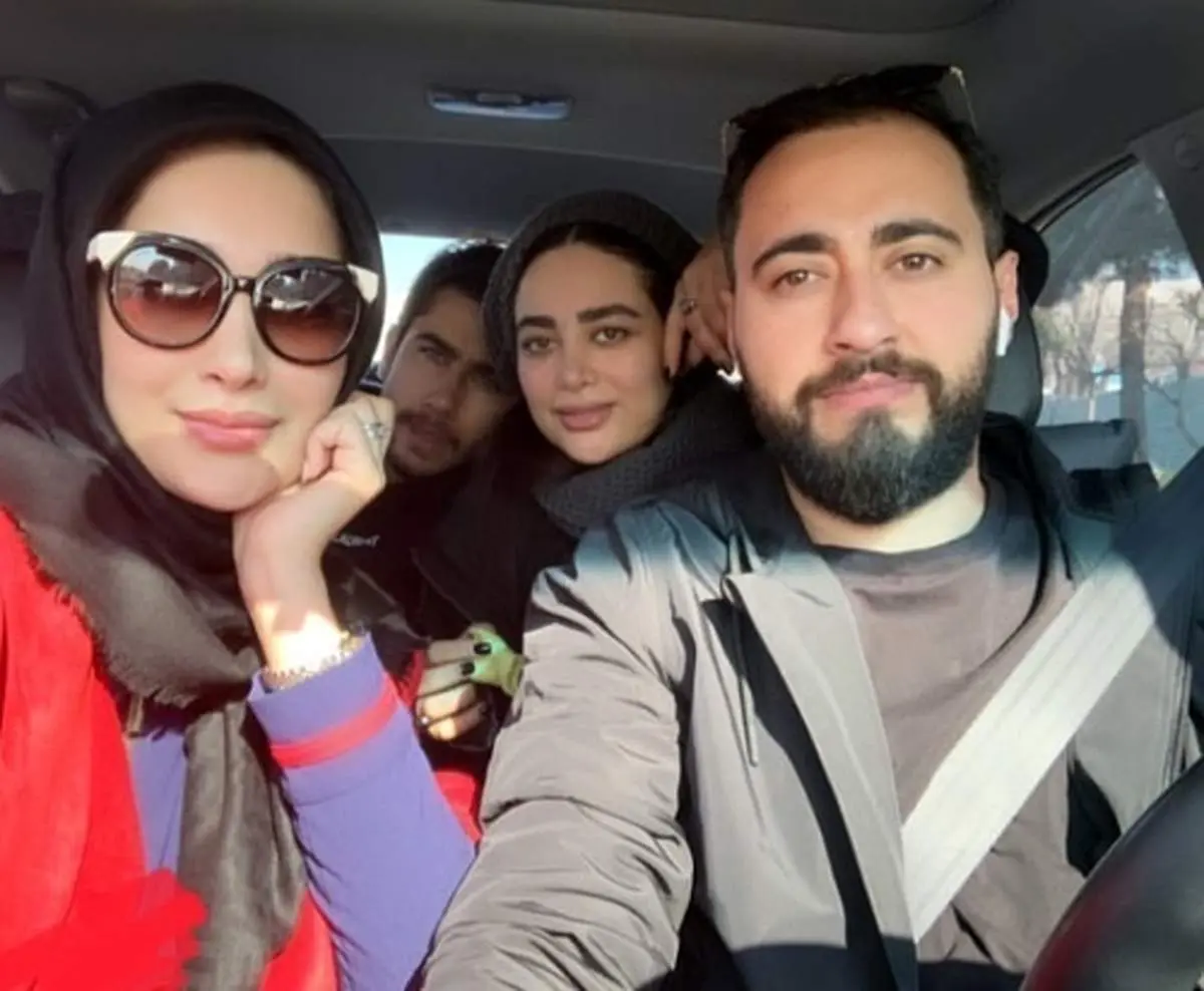 سلفی عروس سفیر با همسر جان