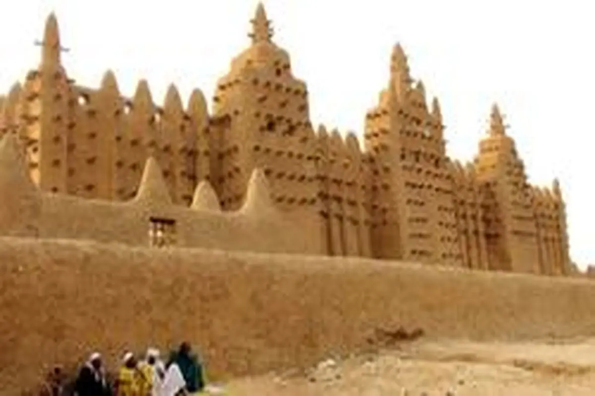 معماری منحصر به فرد مساجد غرب آفریقا+عکس