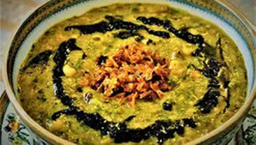 طرز تهیه‌ی آش گندم‌شیر کرمانی