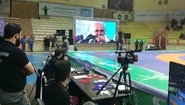 کشتی آزاد جام تختی|طنین انداز شدن فریاد الله اکبر و مرگ بر آمریکا و اسرائیل در سالن امام خمینی+فیلم