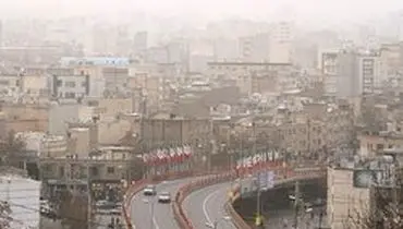 هوای تهران ناسالم شد/ کاهش دما به منفی ۲ درجه