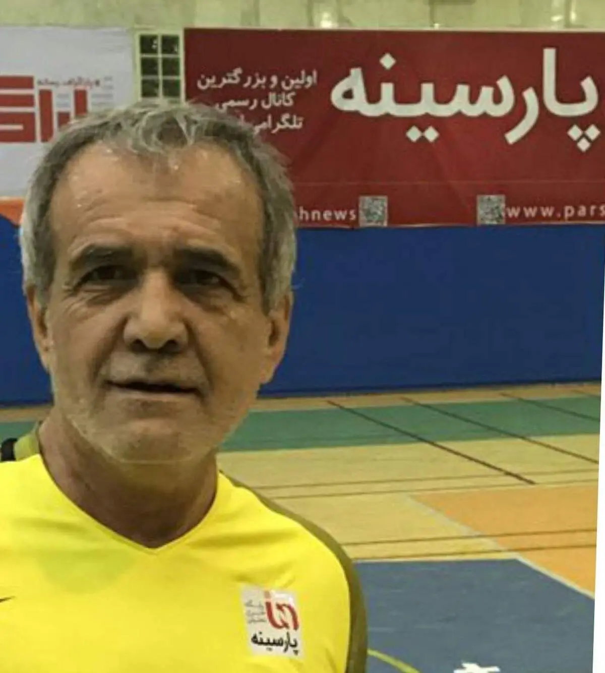 پزشکیان با لباس ورزشی+ تصاویر