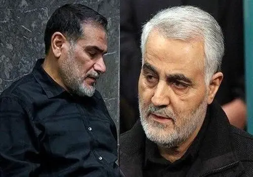 «سردار سلیمانی و دریادار شمخانی» در میان رزمندگان در نخلستان؛ دهۀ 60