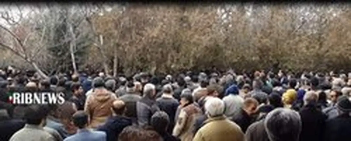 تشییع پیکر ۲ شهید سانحه هوایی در سنندج