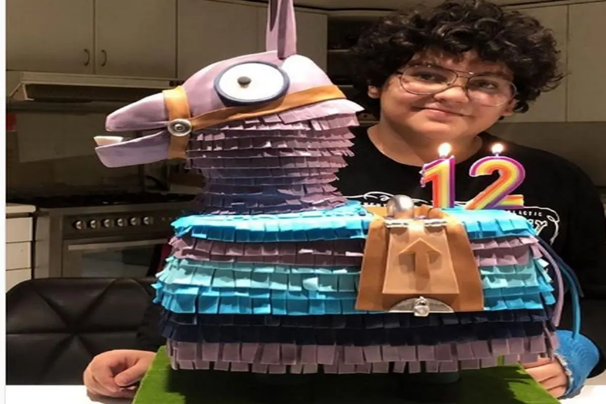 کیک عجیب جشن تولد پسر شقایق دهقان