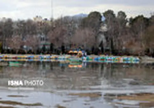 نمایی دل انگیز از زاینده رود زیبا