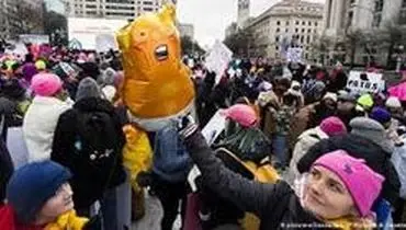 تظاهرات هزاران نفر علیه ترامپ در شهر‌های آمریکا