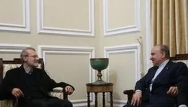 حمایت رئیس مجلس از حقوق فدراسیون، باشگاه‌ها و هواداران فوتبال ایران