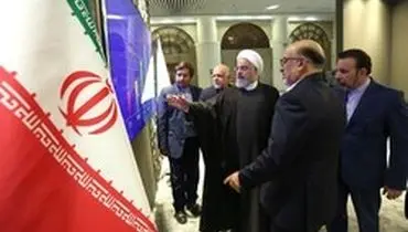 روحانی از نمایشگاه دستاوردهای وزارت جهاد کشاورزی بازدید کرد