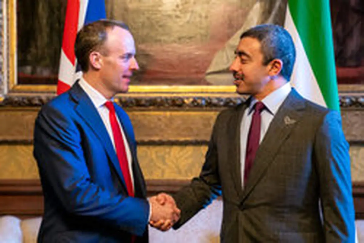 گفتگوی وزیران خارجه انگلیس و امارات درباره ایران