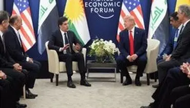 رایزنی بارزانی و ترامپ درباره موضوعات منطقه ای