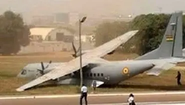 هواپیمای ارتش غنا سقوط کرد