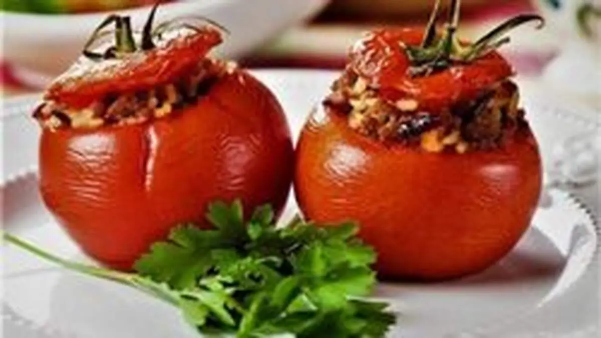 دلمه گوجه فرنگی شیک و مجلسی