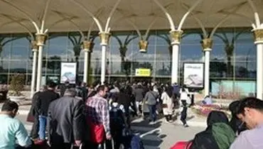 علت تاخیر پرواز مشهد - تهران مشخص شد