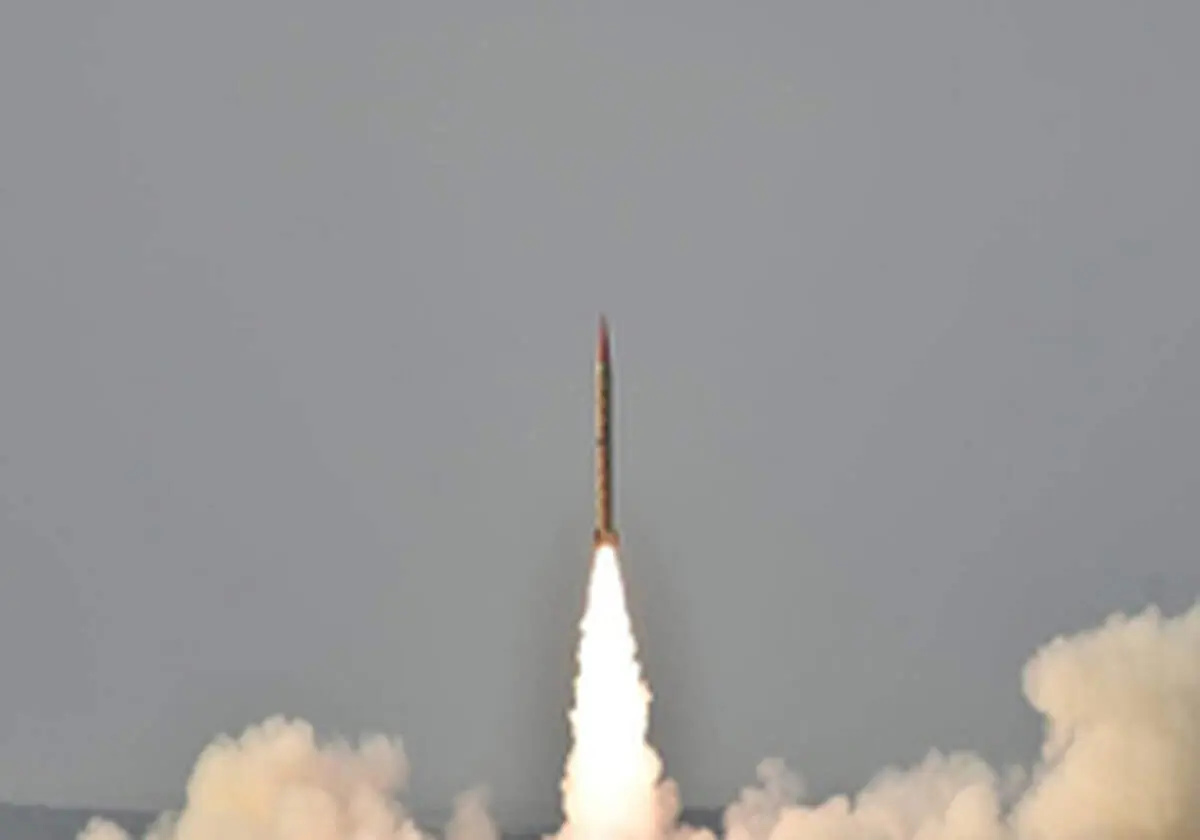 پاکستان موشک بالستیک آزمایش کرد