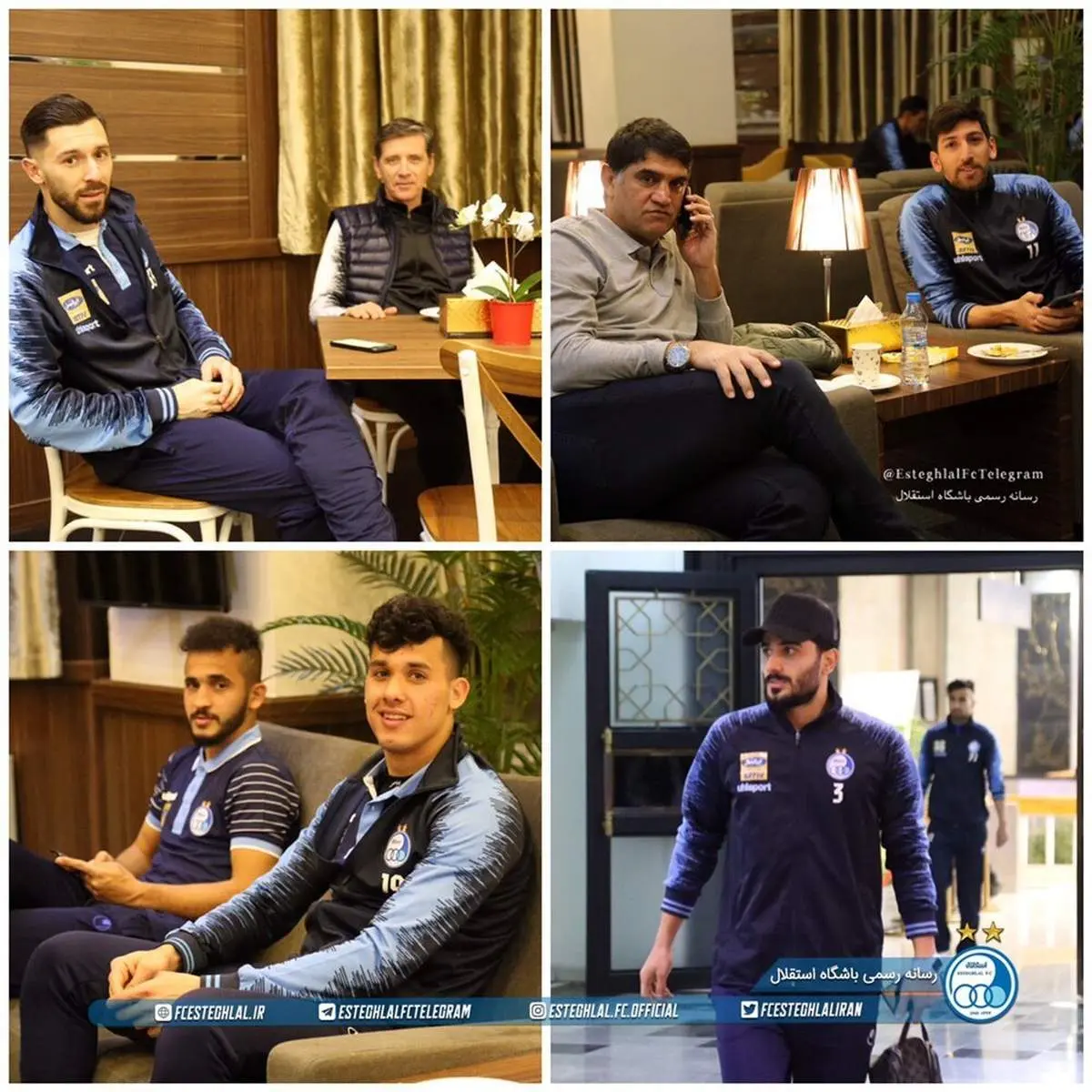 استقلالیها در فرودگاه مهرآباد +عکس