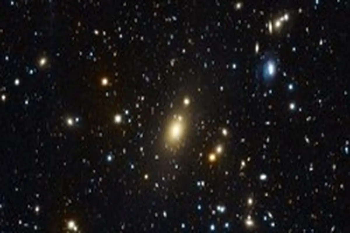 برخورد نادر بین چهار خوشه کهکشان+عکس