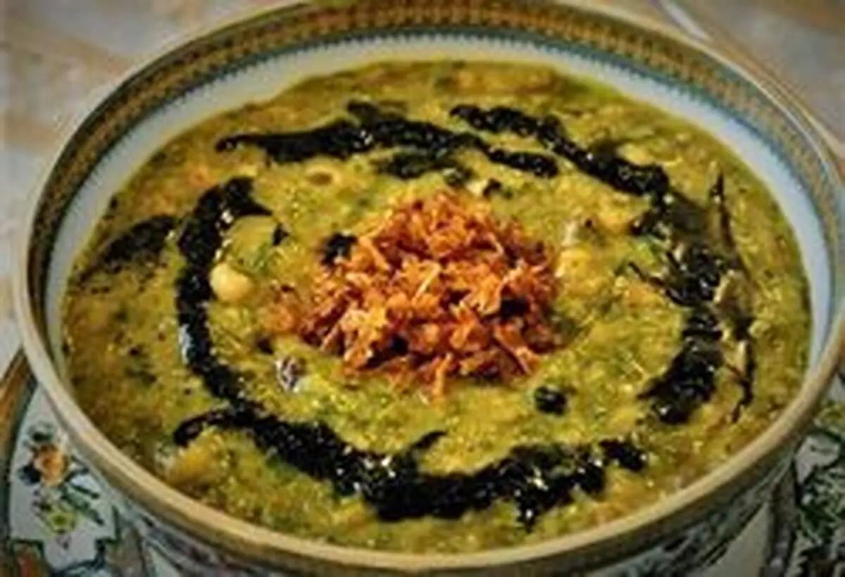 دستور طبخ آش شله قلم کار