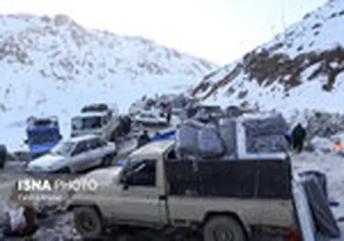 برگزاری مراسم پیرشالیار زیر بارش بی امان برف+ فیلم