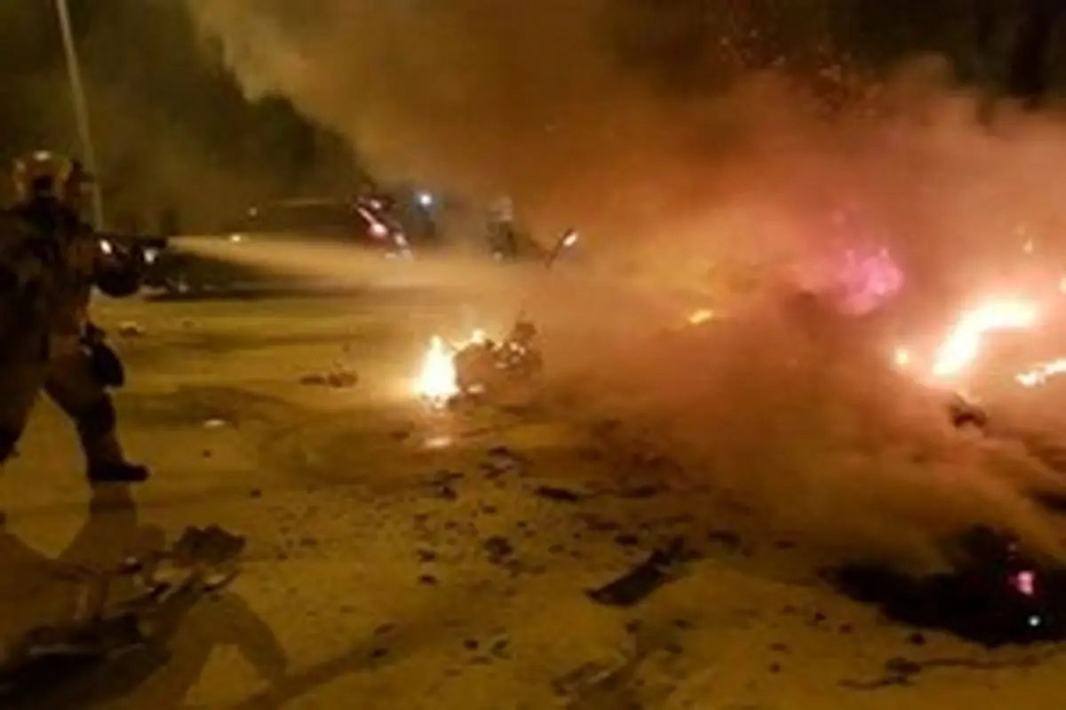 "انفجار تانکر سوخت" در جاده فیروزکوه ۲کشته بر جا گذاشت