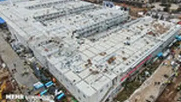 تکمیل شدن بیمارستان هزار تختخوابی چین