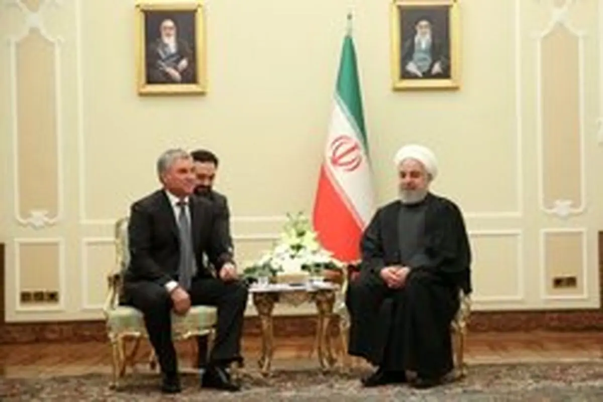 روحانی: روابط ایران و روسیه بر خلاف خواست آمریکا رو به پیشرفت است