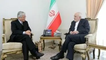 تاکید ظریف بر حمایت ایران از روند صلح با هدایت دولت افغانستان
