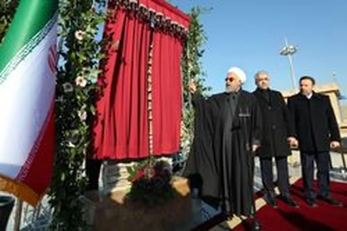 افتتاح فاز دوم تصفیه‌خانه آب تهران با حضور رئیس جمهوری