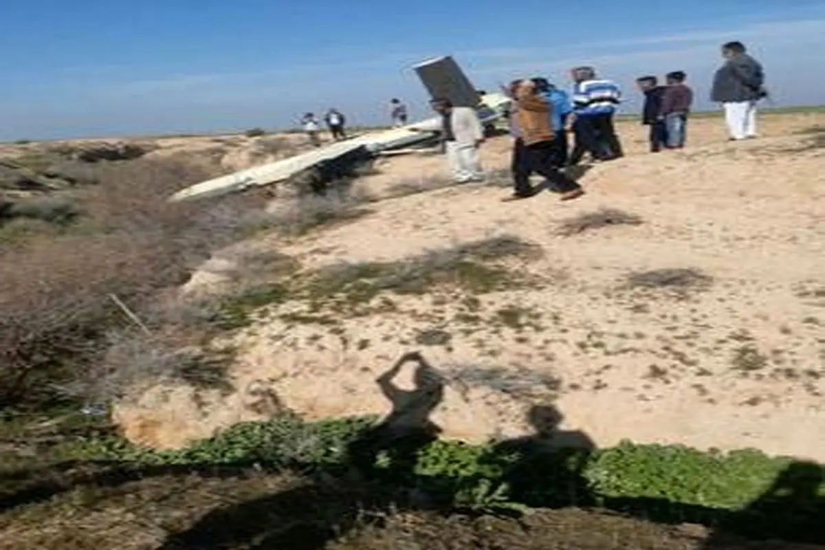 ویدیو/ سقوط یک یهپاد در اطراف ملاثانی خوزستان