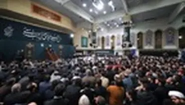 عزاداری شب شهادت حضرت فاطمه زهرا در حسینیه امام خمینی