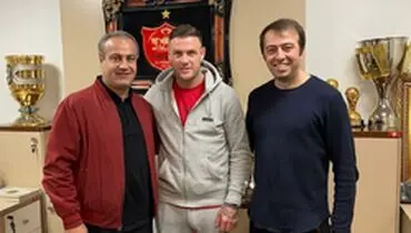 استوکس در تمرین پرسپولیس حاضر شد + عکس