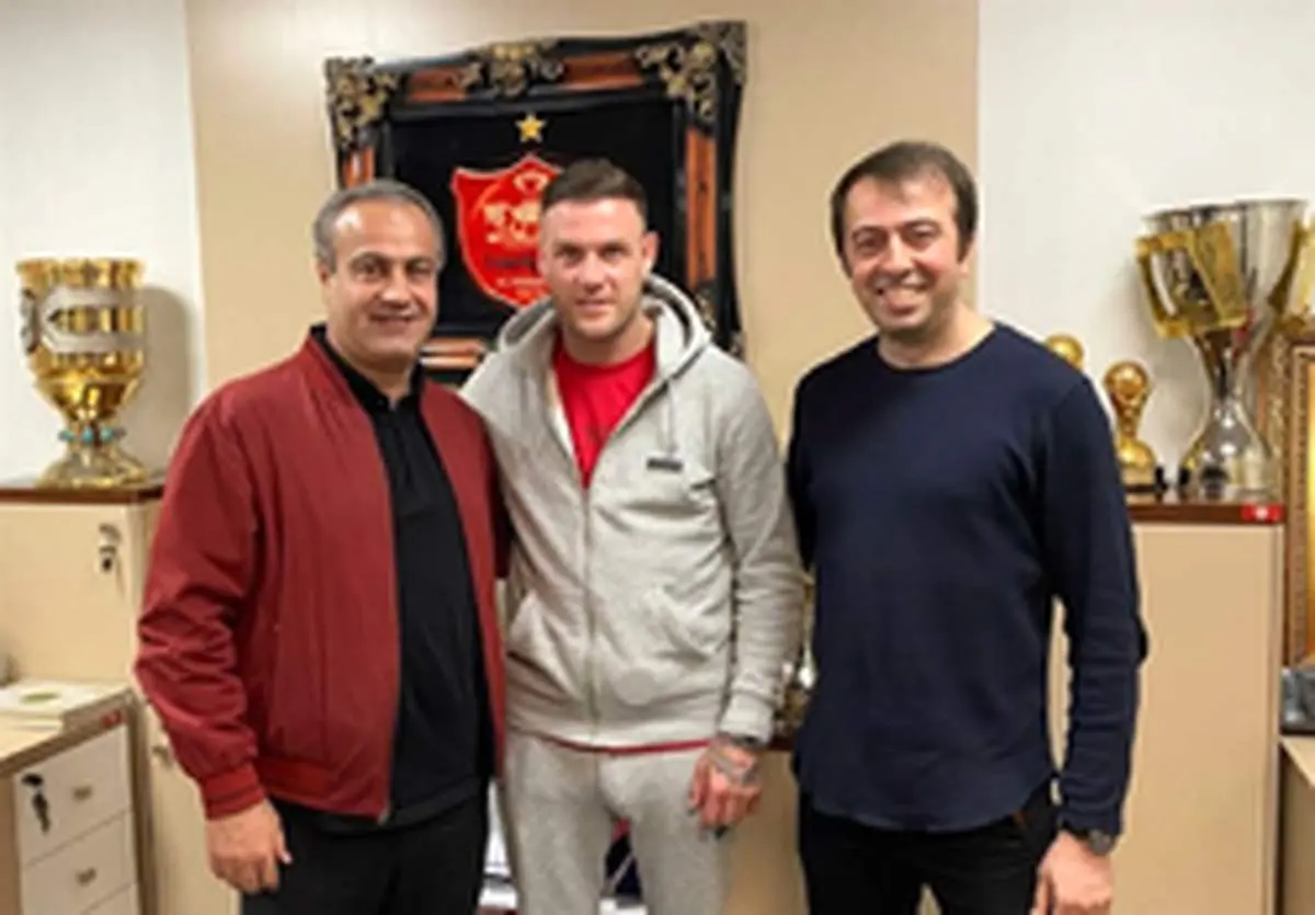 استوکس در تمرین پرسپولیس حاضر شد + عکس