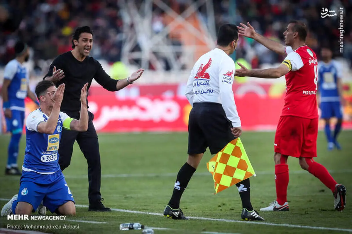 عصبانیت فرهاد مجیدی +تصاویر