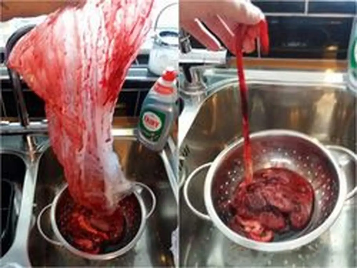 این مردی جفت جنین همسرش را خورد