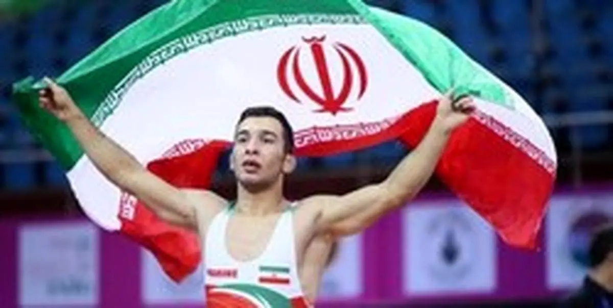 اولین مدال طلای ایران در رقابت های کشتی آسیا در هند