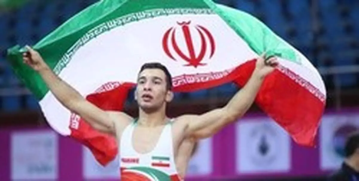 اولین مدال طلای ایران در رقابت های کشتی آسیا در هند