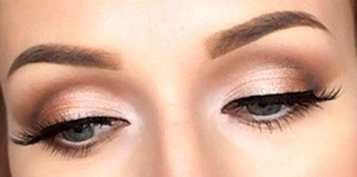 آرایش چشم ساده دخترانه