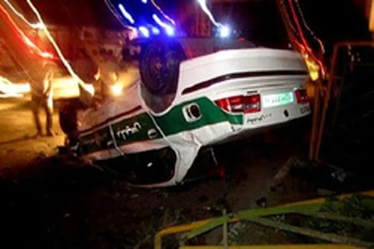 ۴ شهید و مجروح در واژگونی خودروی نیروی انتظامی رودبار جنوب