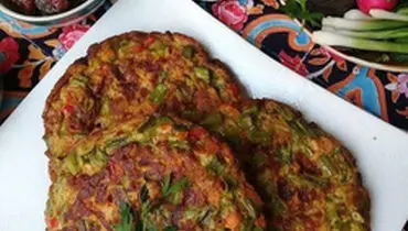 دستور پخت کوکوی لوبیا سبز با گوشت