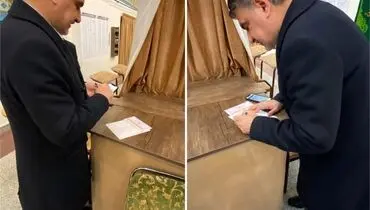عبدالرضا عزيزي در انتخابات شركت كرد