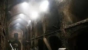 آتش سوزی ۴۰ واحد تجاری در بازار بابل