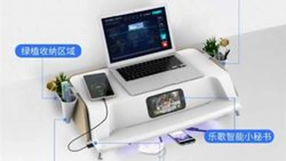 پایه مانیتور با لامپ ضدعفونی‌کننده عرضه می‌شود + عکس
