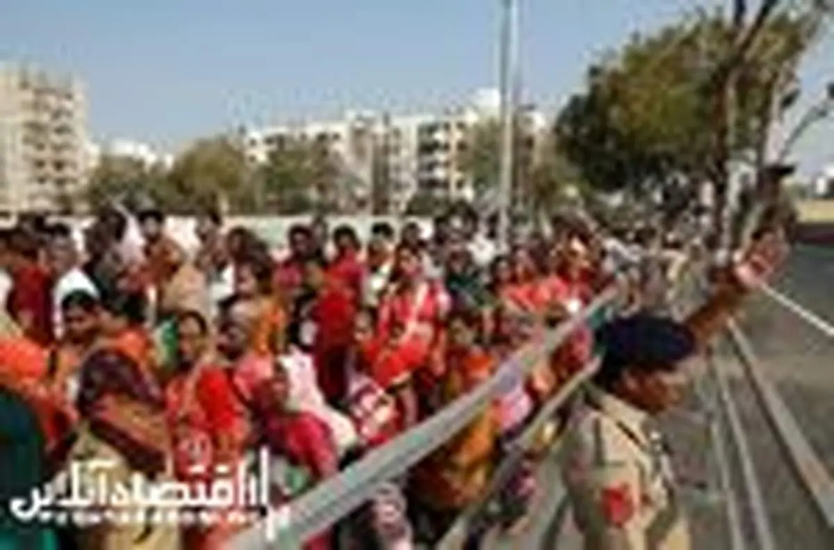 استقبال هندیها از ترامپ