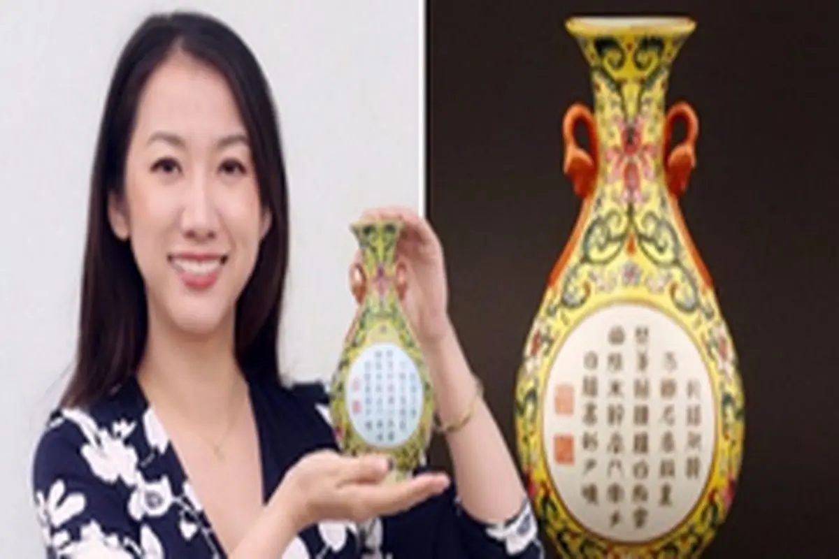 گلدان چینی یک پوندی، نیم‌میلیون پوند فروخته شد+عکس