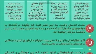 اینفوگرافیک/چگونه قرنطینه خانگی داشته باشیم؟