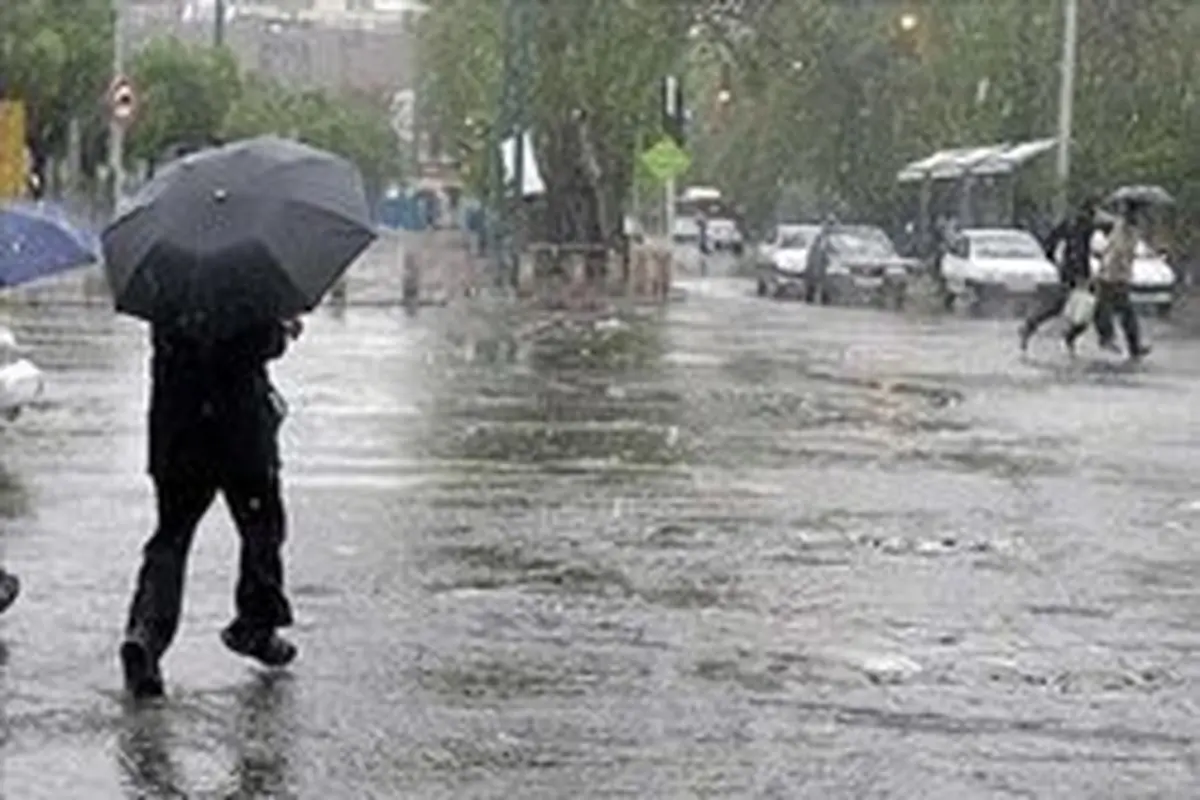 باران بیشتر مناطق کشور را در بر می‌گیرد
