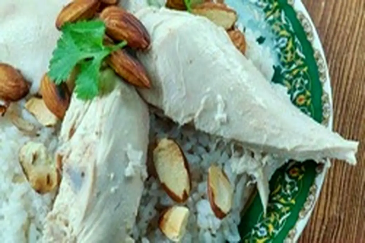 پخت برنج با مرغ به روش لبنانی