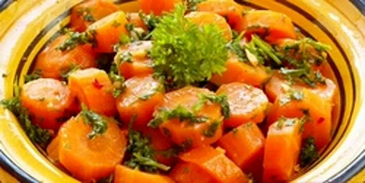 سالاد هویج تند به سبک مغربی‌ها