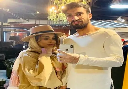 قاب تازه از یک زوج مشهور؛ حسین ماهینی و همسرش انیس محمدی!