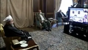 جلسه ستاد ملی مقابله با کرونا به صورت ویدئو کنفرانس